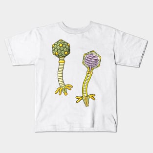 Lambda Bacteriophage Illustration Kids T-Shirt